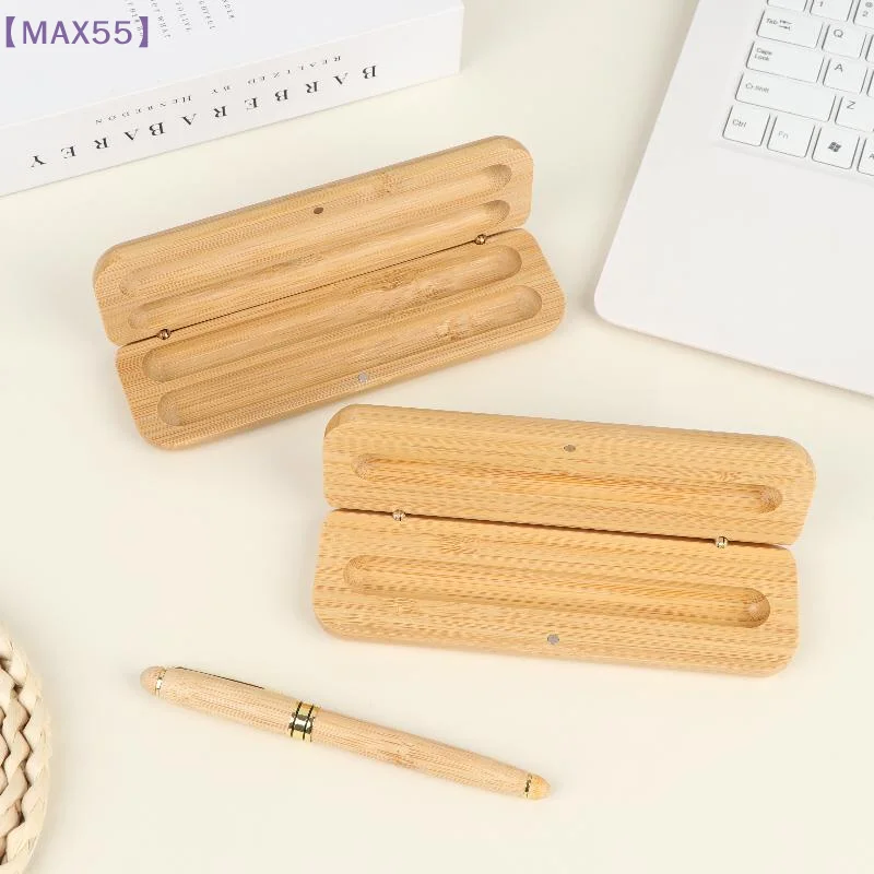Pen Smooth Writing Teachers Gifts Writing Supplies Nature Bamboo Pen Bamboo Box Pens Wood Fountain Pen Case Bamboo 【MAX-55】