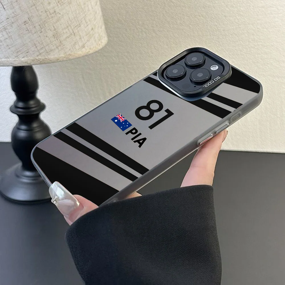 

F1 Racing 81 O-Oscar P-Piastri Phone Case Fashion Case For IPhone 16 15 14 Plus 13 12 11 Pro Max X Xs XR 8 7 Matte Colorful Sil