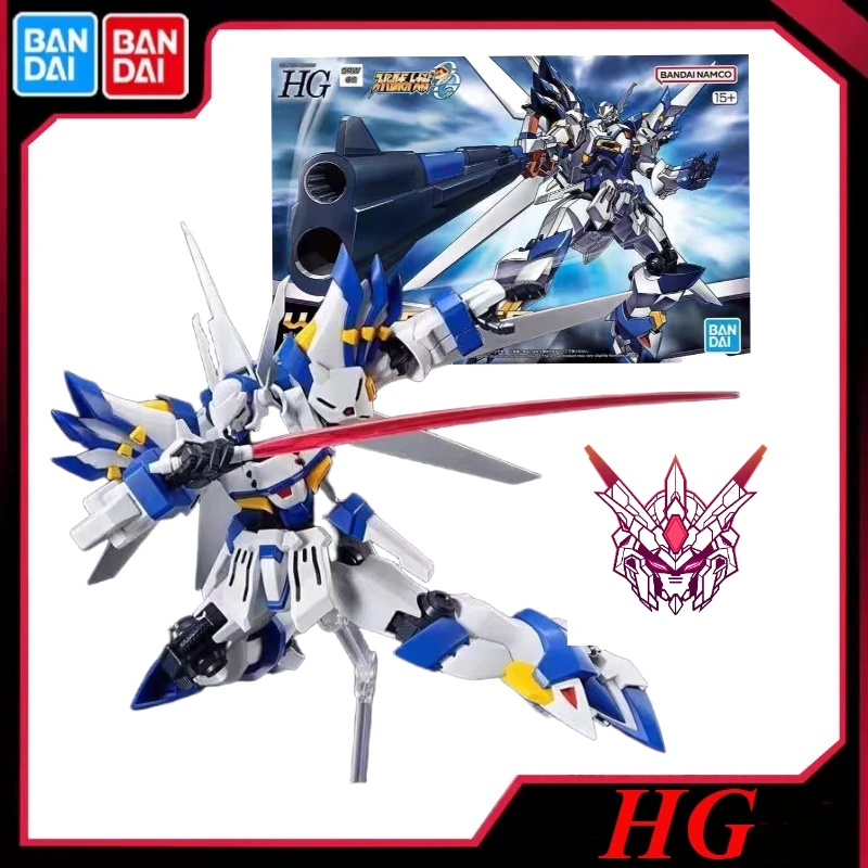 In Magazzino Bandai Originale Gundam HG 1/144 Super Robot Wars OG White Rider Assemblaggio Modello Collezione Regali di Festa Ornamenti