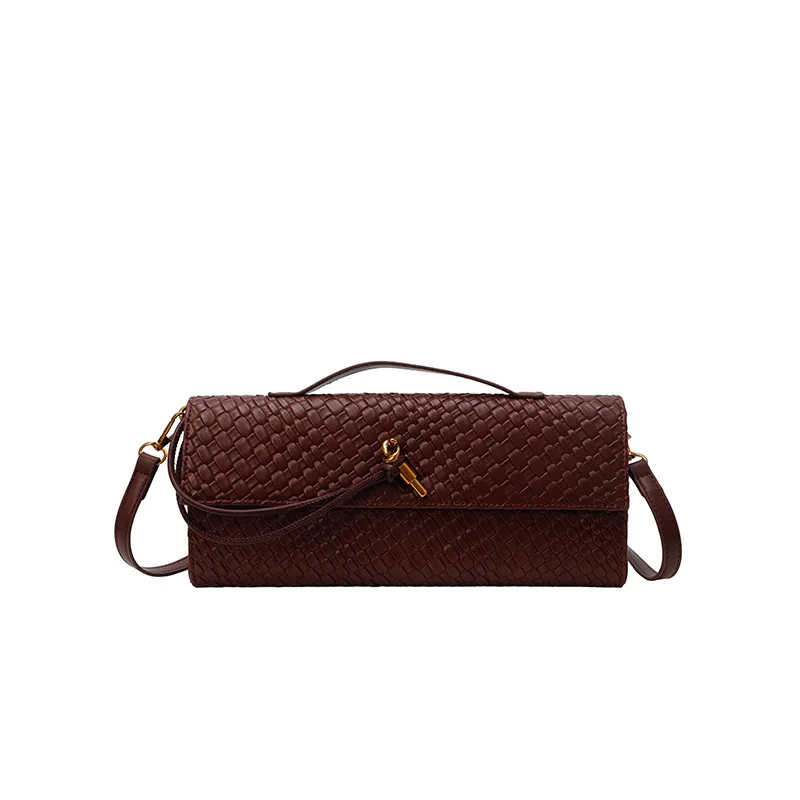 

Women's Bag New Shoulder Bag Niche Woven Single Shoulder Bag Fashionable Horizontal Handbag Versatile Crossbody Bag