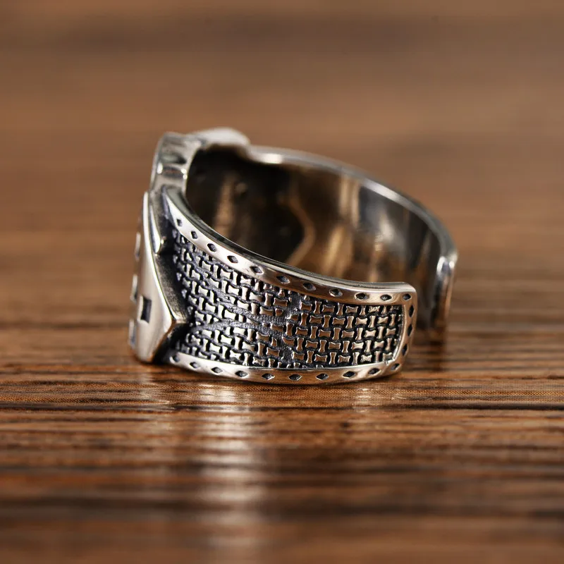 New Vintage Opening Rings For Women Men Playing Card Finger Stainless Steel Lucky Poker Ring Fashion Party Jewelry Gifts image 3