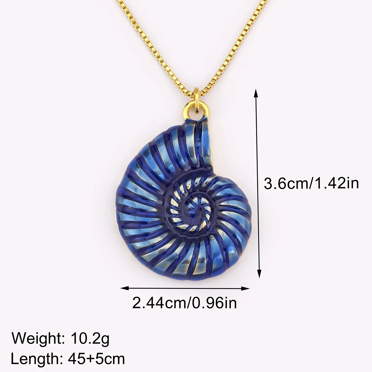 New Arrival Snail Shape Charm Pendant Necklace For Female Male Hip-Hop Style Fashion Versatile Clavicle Chain Jewelry Party Gift