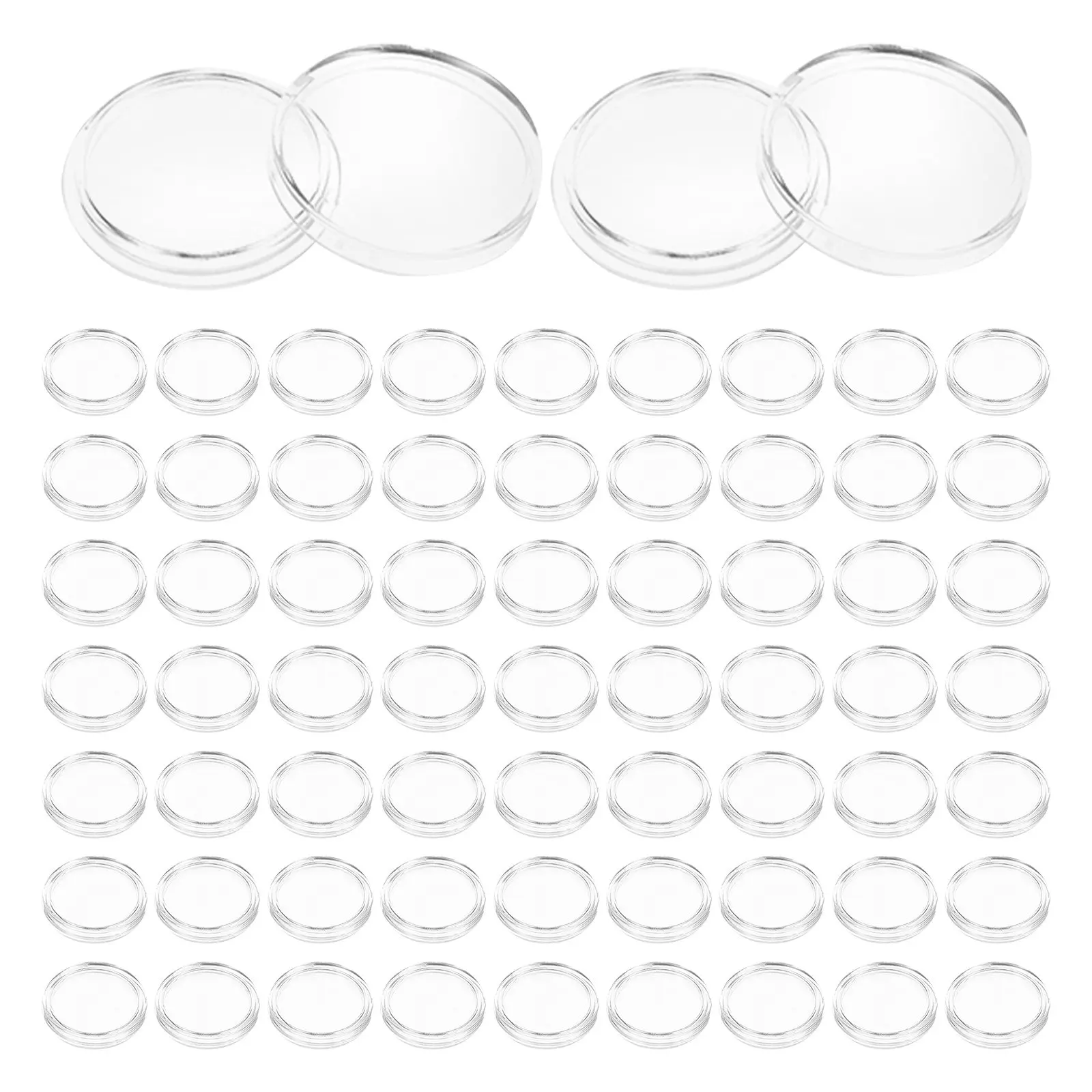 100-pecas-de-caixas-plasticas-transparentes-para-moedas-porta-moedas-transparente-para-colecionadores-seguro-anti-risco-nao-deformavel-estojo-organizador-para-exibicao