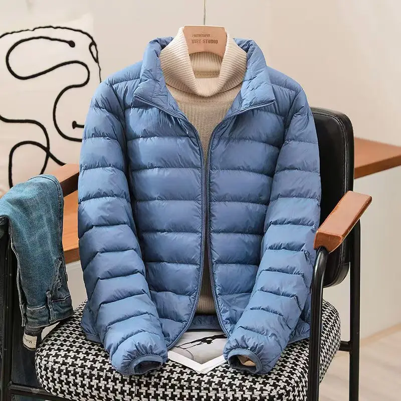 

Женские ультралегкие куртки высокого качества, женские парки с длинными рукавами, короткие топы из мягкой ткани, пальто, ветровка, куртка на хлопковой подкладке 4XL