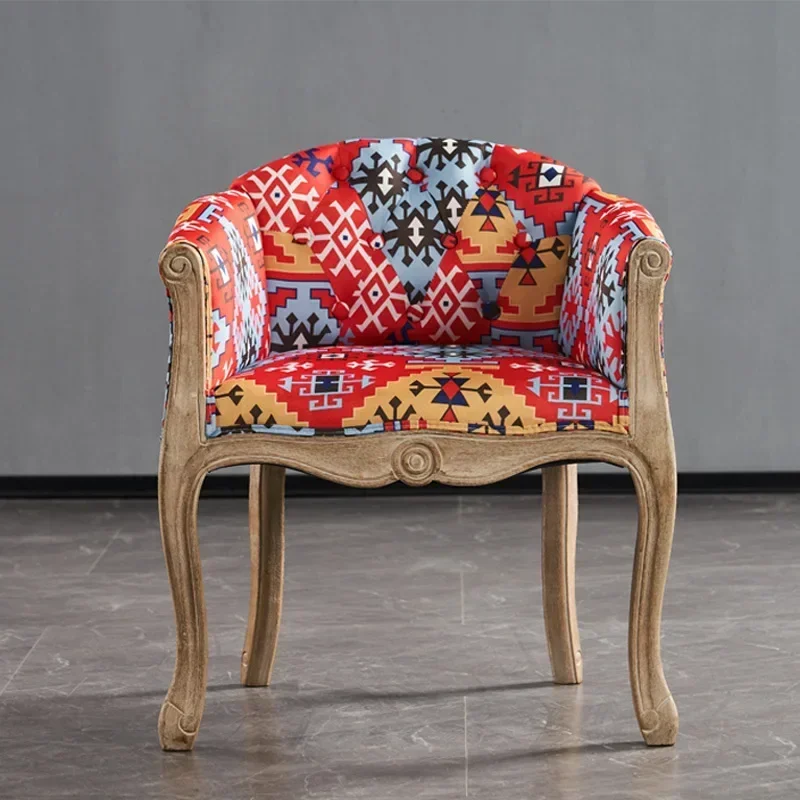 Nordic Solid Wood Chairs, Luxury Dining Tables and Chairs, Reception Chairs, Log Single Sofas, Matching Customization