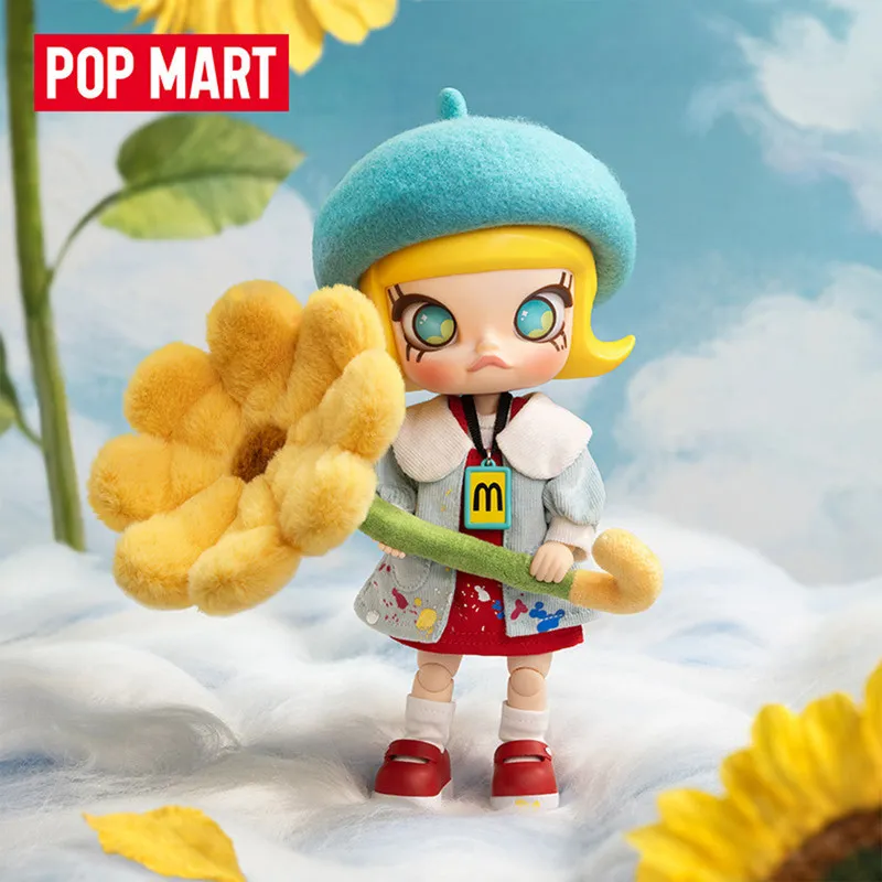 

2026 New POP MART Molly 20th Anniversary 1/8 Bjd Series Blind Box Toy Trendy Mystery Box Guess Bag Cute Figurines Doll Girl Gift