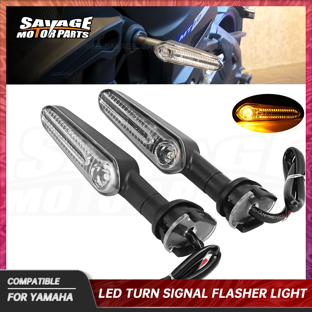 

Светодиодный указатель поворота MT09 MT07, для YAMAHA MT10 MT125 MT25 YZF R15/R1/R6 TRACER XSR 700/900 XJ6 FZ1, мотоциклетные Световые индикаторы