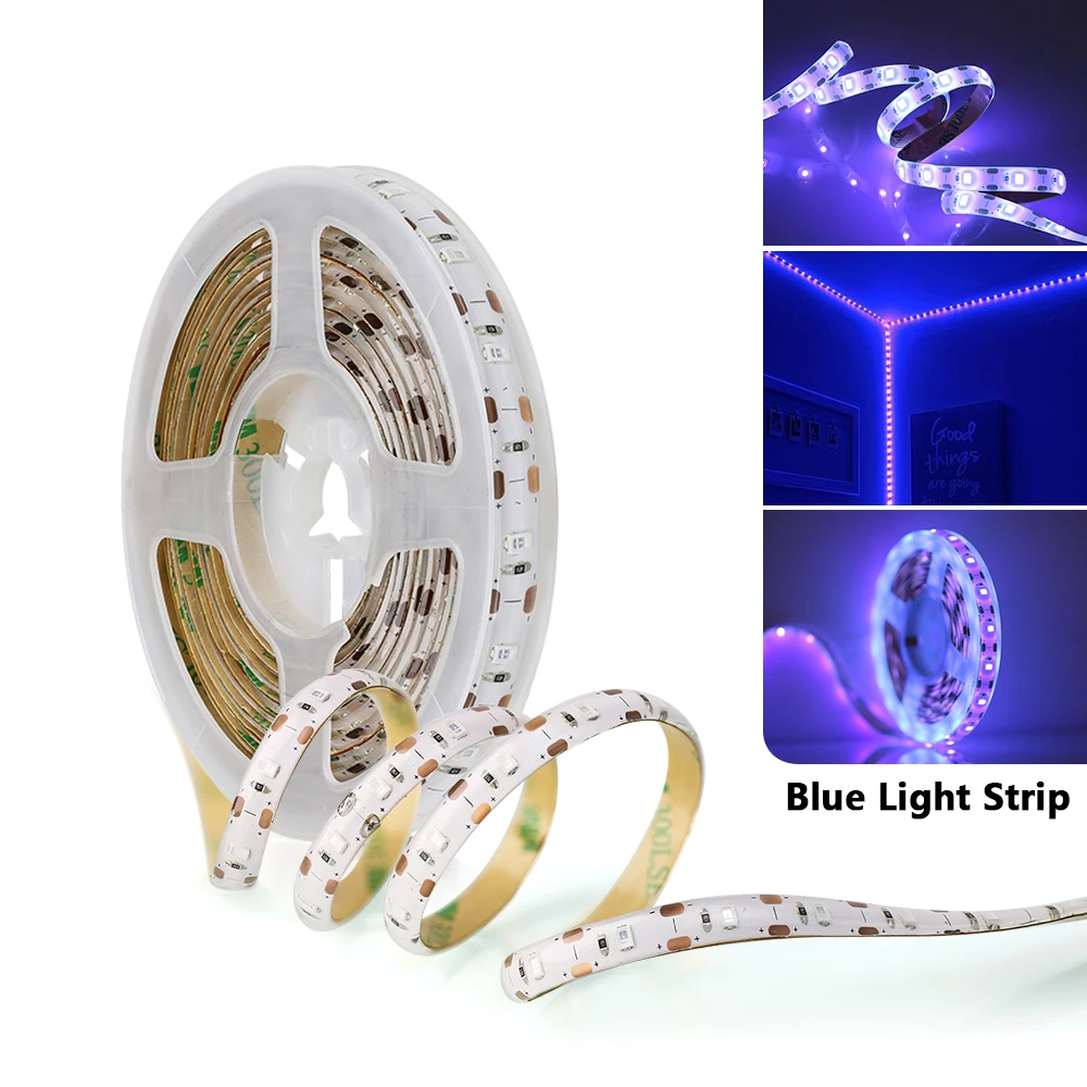 

DC 5V UV LED Strip Light Ultraviolet 395-405nm 1M 2M 3M SMD 2835 Waterproof Ray Flexible Tape Ribbon Lamp USB LED Strip Light