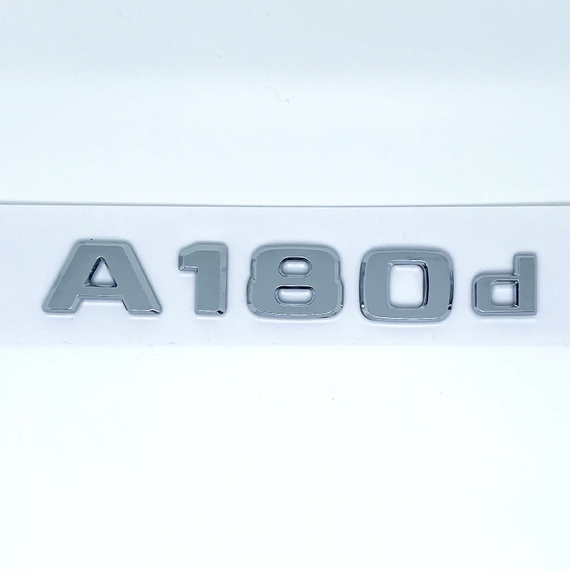 رسائل ثلاثية الأبعاد A160 A180 A200 A220 A250 A260 A180d A220d 4Matic شعار لملصق الشعار الخلفي لصندوق السيارة