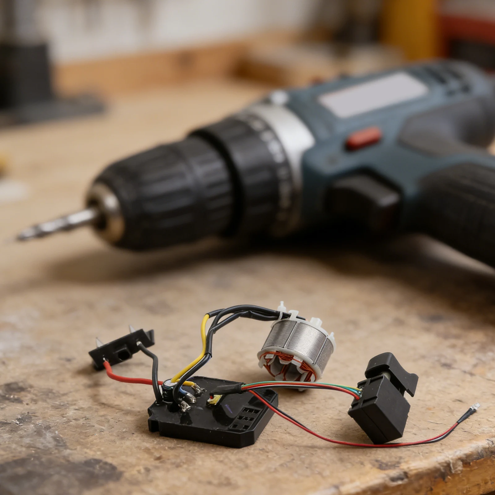 Compact Brushless Motor Unit Pneumatic Tool 3820 Control Board Brushless Motor Assembly Robust Material Construction