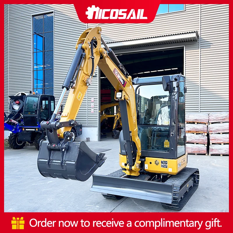

2026 New 3.0 Ton Mini Excavator Robust Hydraulic System Agricultural Multifunctional Use Factory Direct