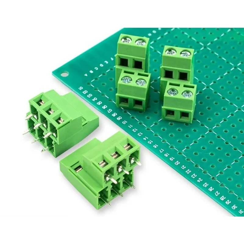 20Pcs screw type PCB double-layer double-row terminal block KF127HL-5.0/5