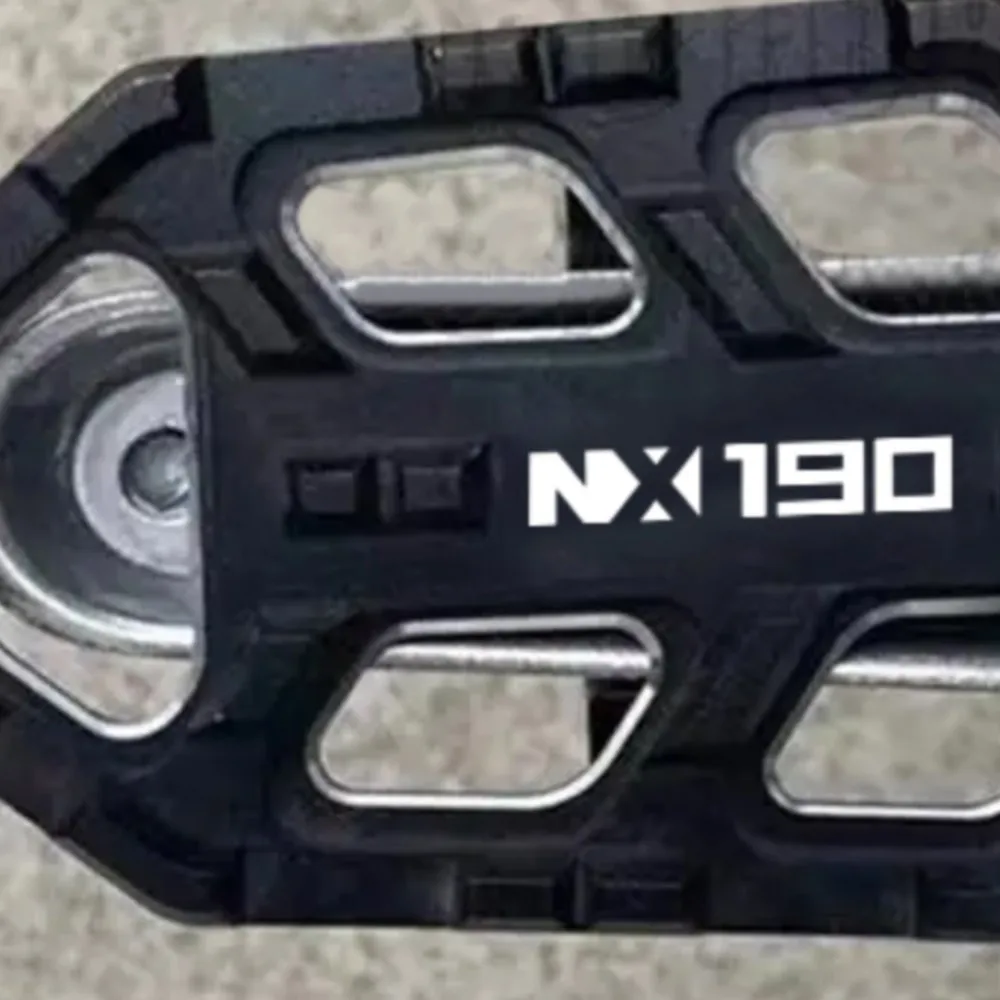 

Motorcycle Billet Wide Foot Pegs Pedals Rest Footpegs For Honda NX190 NX 190 2024 2025 2026 Brake Lever Pedal Enlarger Extension