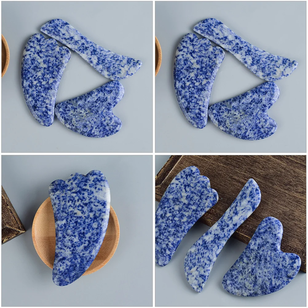 لوحة اليشم غوا الطبيعية لكشط الوجه الجمال غوا شا لوحة للعناية بالبشرة أداة تدليك ناعمة رائعة هدية جمال الوجه والجسم #5