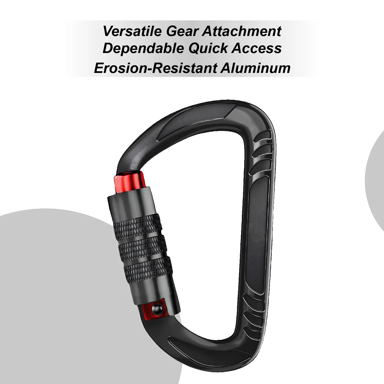Carabiners Aluminum 12Kn Heavy Duty - Carabiner Clip 12KN Load-Bearing Aluminum Alloy