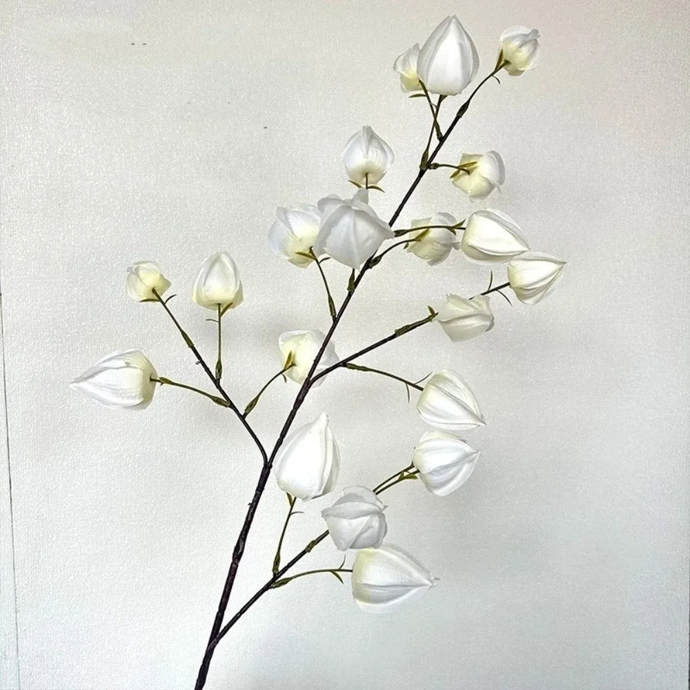 Long Branches Artificial Lantern Flower Real Touch Lifelike Simulation Flower Branch Decorative Lantern Flower Branch