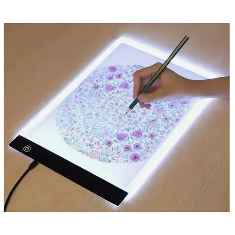 HJ-A5 Three Level Dimmable Led Light Pad Drawing Board Pad Tracing Light Box Eye Protection Easier For Painting