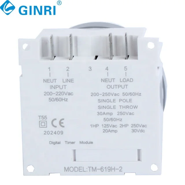 5 PCS TM-619 30A 220 V 24 Horas Frontier Temporizador Digital Semanal Programável Temporizador Digital Com Proteger Capa Interruptores de Tempo