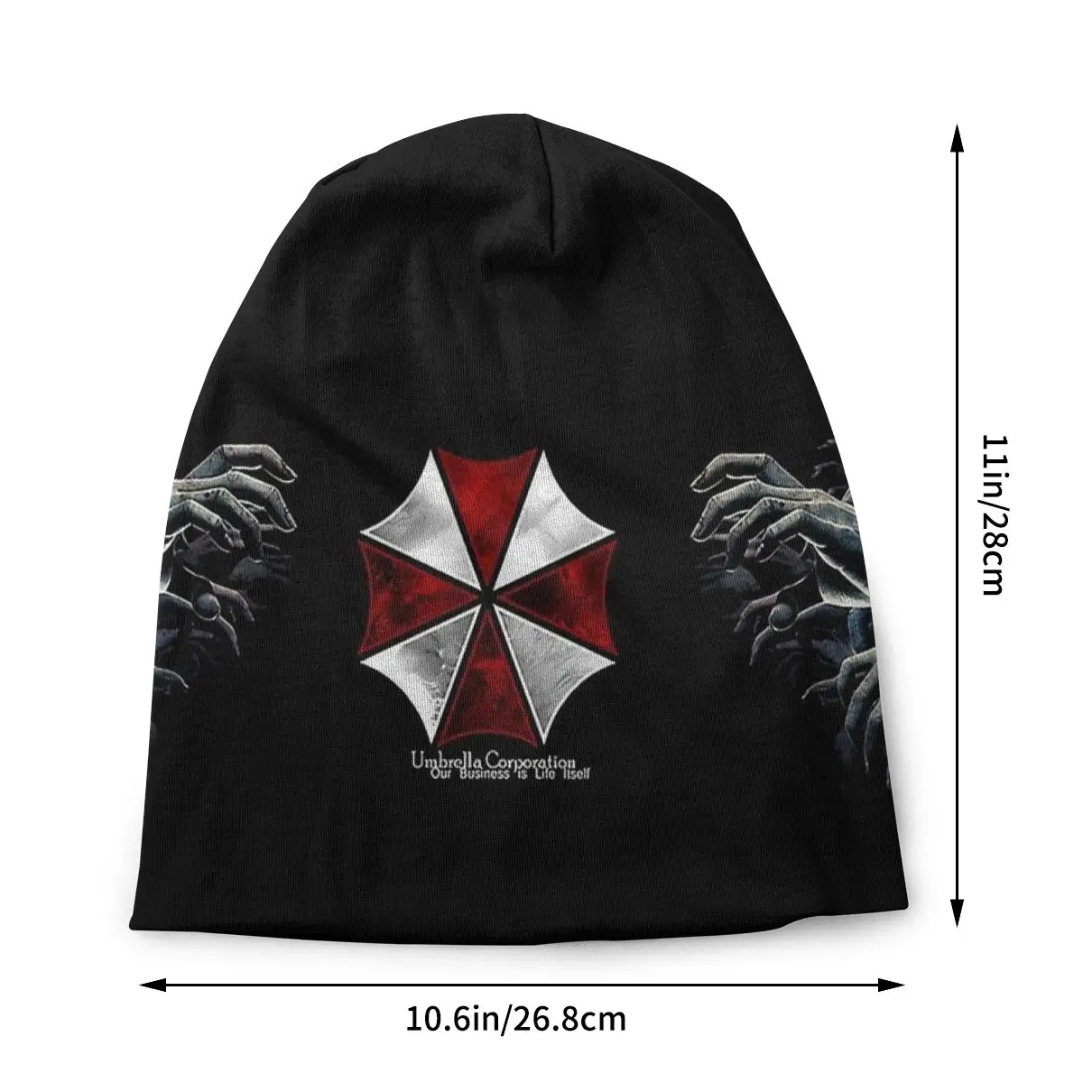 Umbrella Corporation Cap Fashion Autumn Winter Ski Skullies Beanies Hat Unisex Female Summer Warm Head Wrap Bonnet Knit Hat