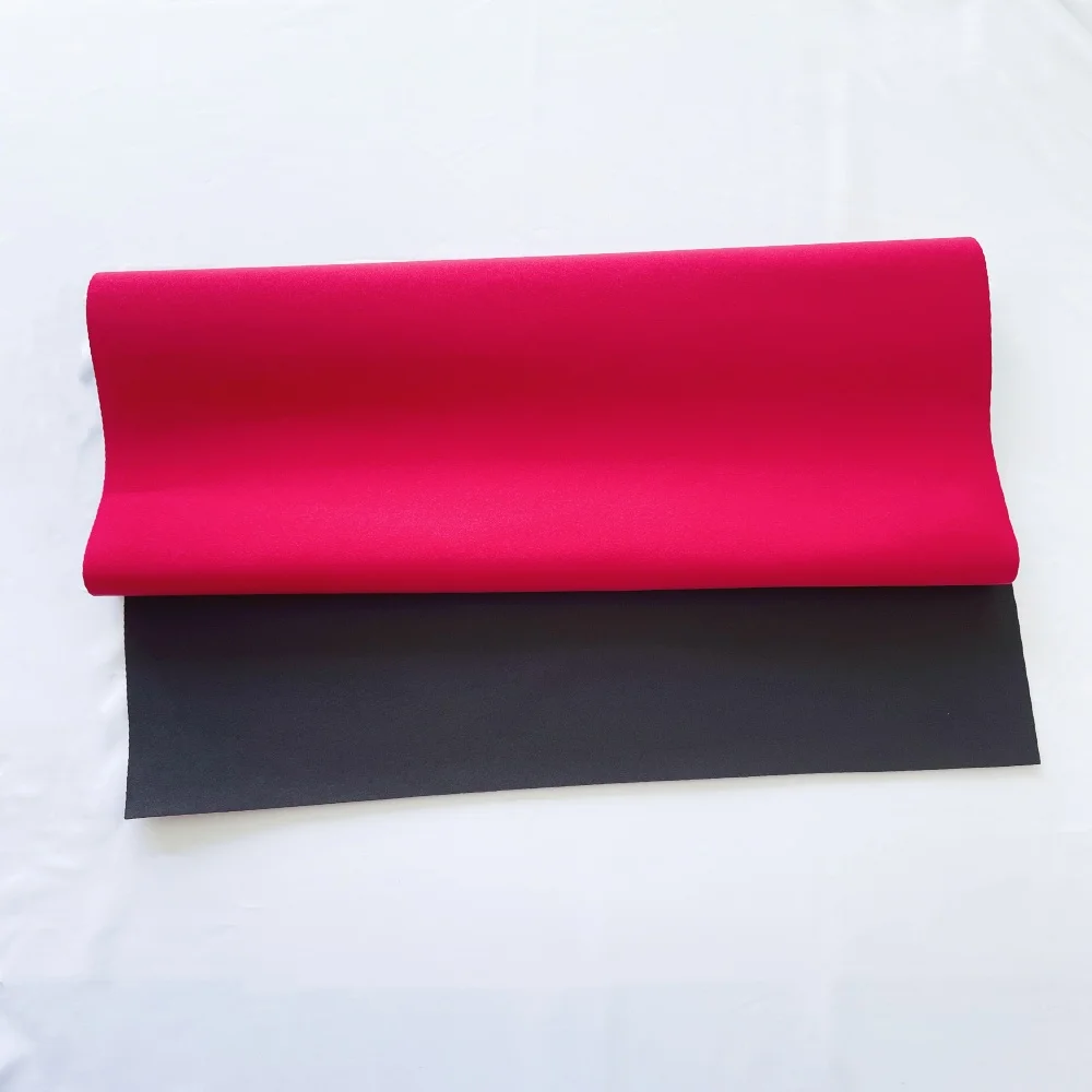 SRB neoprene fabric, 2mm thick, red fabric, sewn, waterproof, windproof, mask, backpack, sportswear, waterproof pad