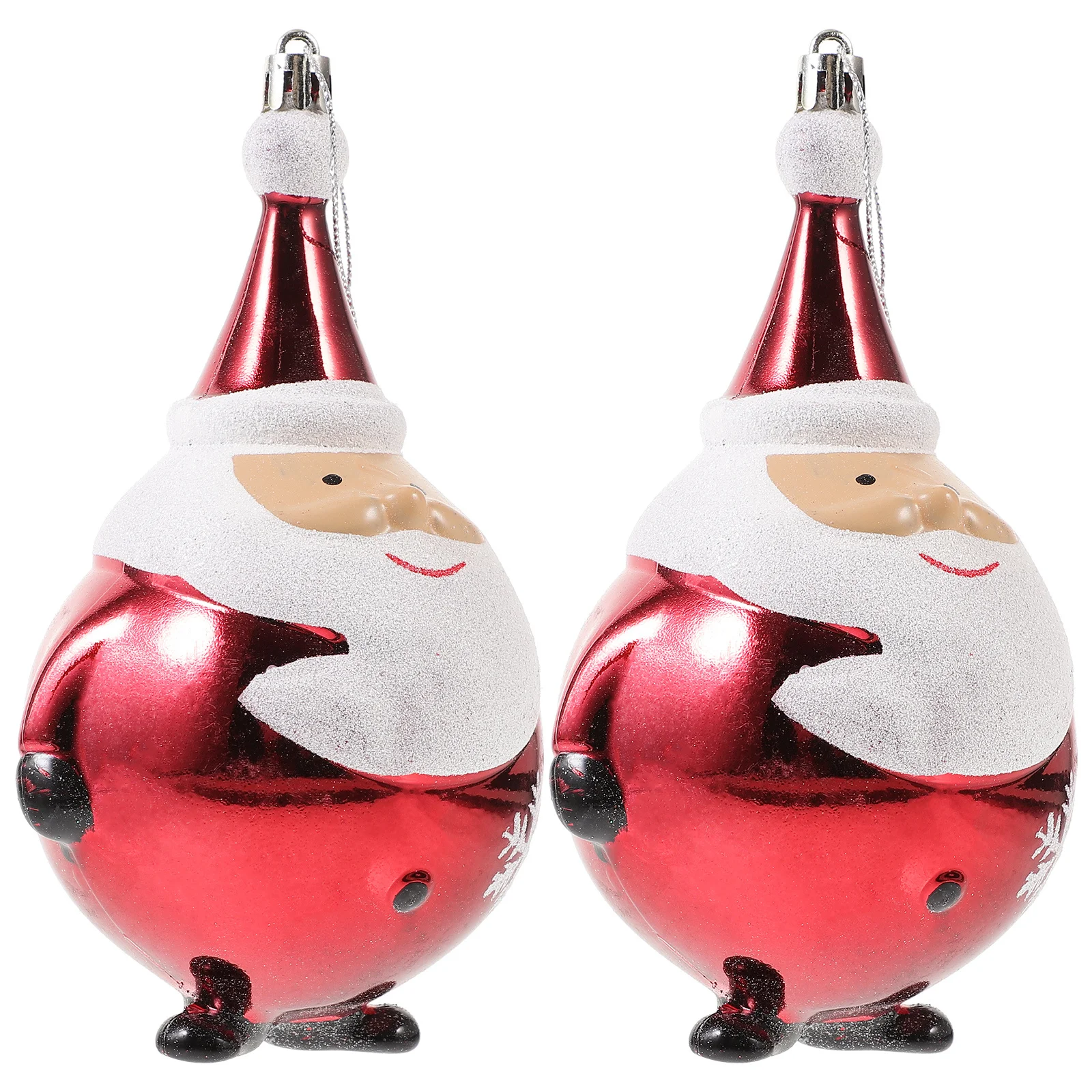 

2Pcs Christmas Santa Claus Hanging Ornaments Xmas Pendant Xmas Decorations Party Hanging Ornaments Tree Decor Christmas Decor