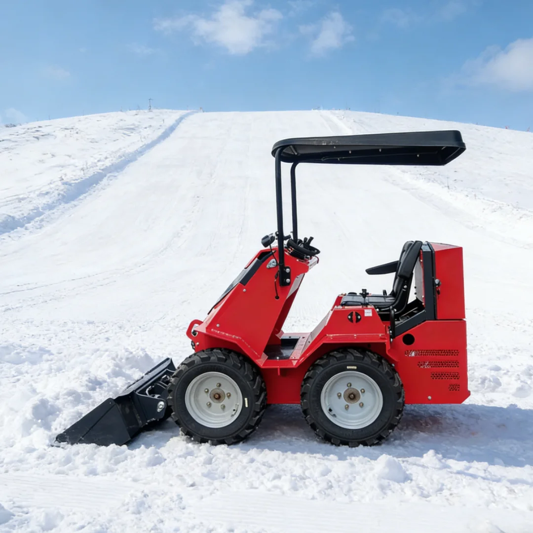 Customized multifunctional skid steer loader suitable for industrial applications in infrastructure construction
