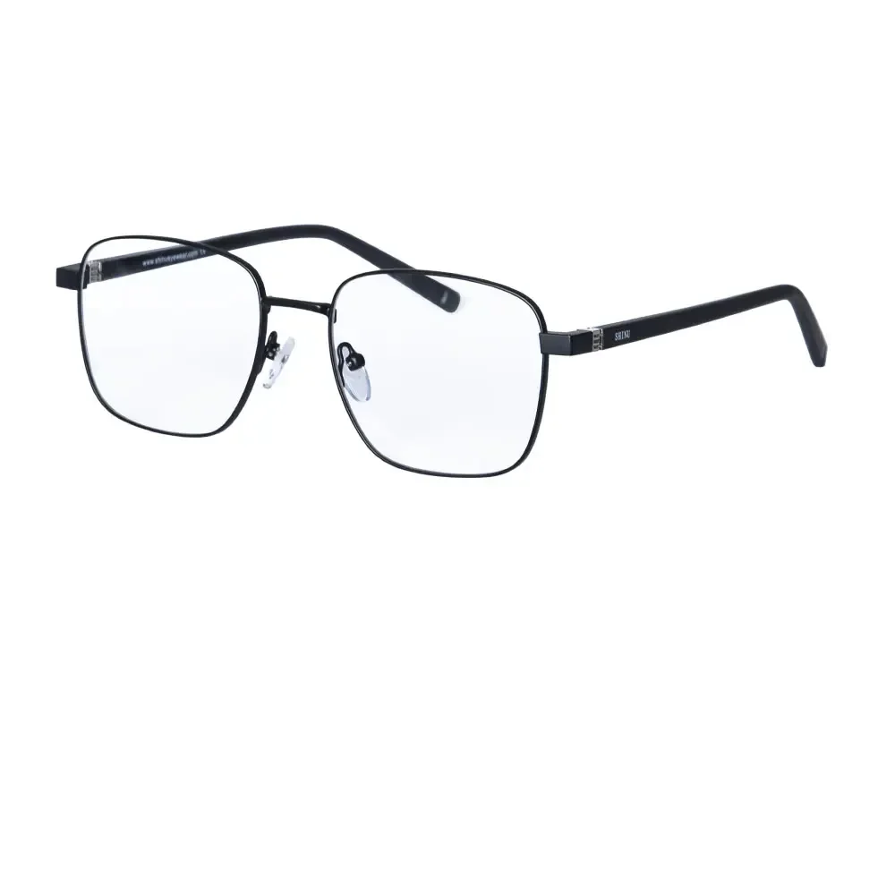 SHINU Blue Light Blocking Multifocus Progressive Reading Glasses Men Progressive Multifocal Lens Small Size 134mm