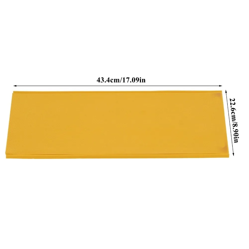 2-Piece Set Flexible Silicone Honeycomb Sheets Mold Reusable Non-Stick Surface Beeswax Press Sheet Mold Easy Release