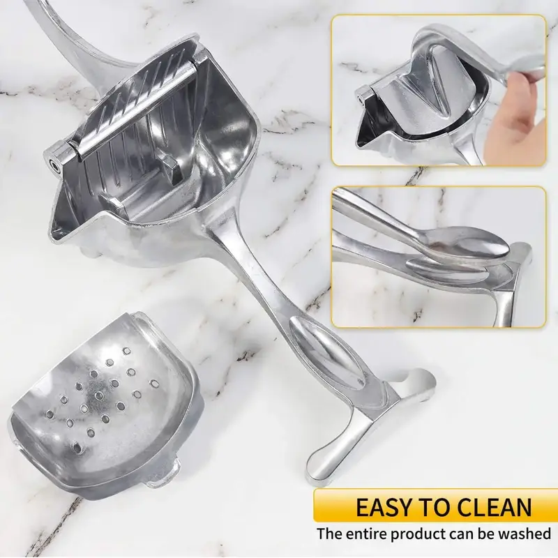 Manual Juice Squeezer Aluminum Alloy Hand Pressure Juicer Pomegranate Orange Lemon Sugar Cane Juice Kitchen Bar Fruit Tools Acce - Image 5