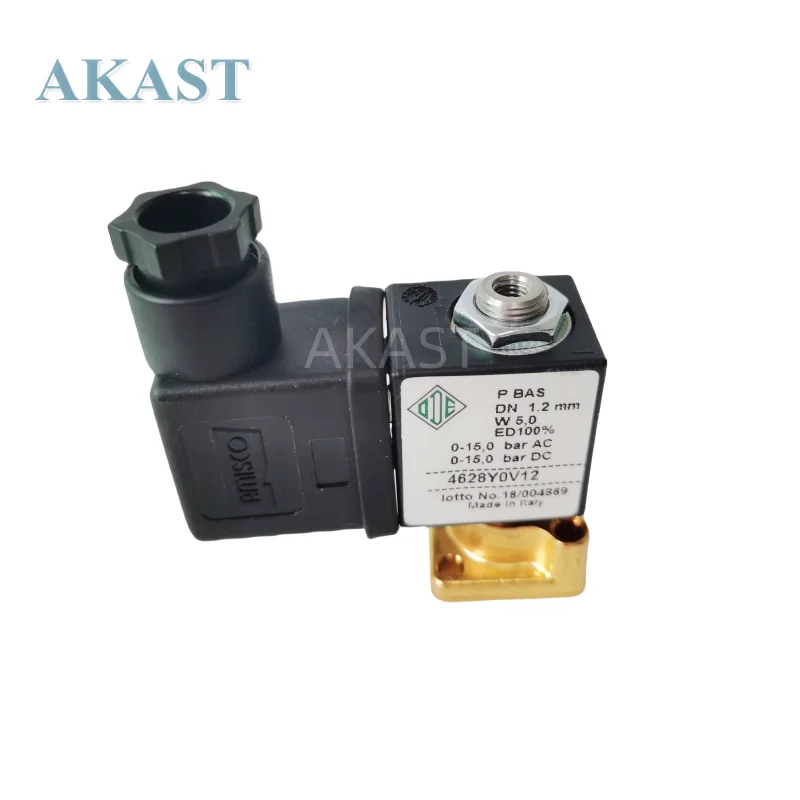 Wholesale Italy ODE 4628Y0V12 2WAY 24V Brass DN1.2mm Solenoid Valves for Air compressor