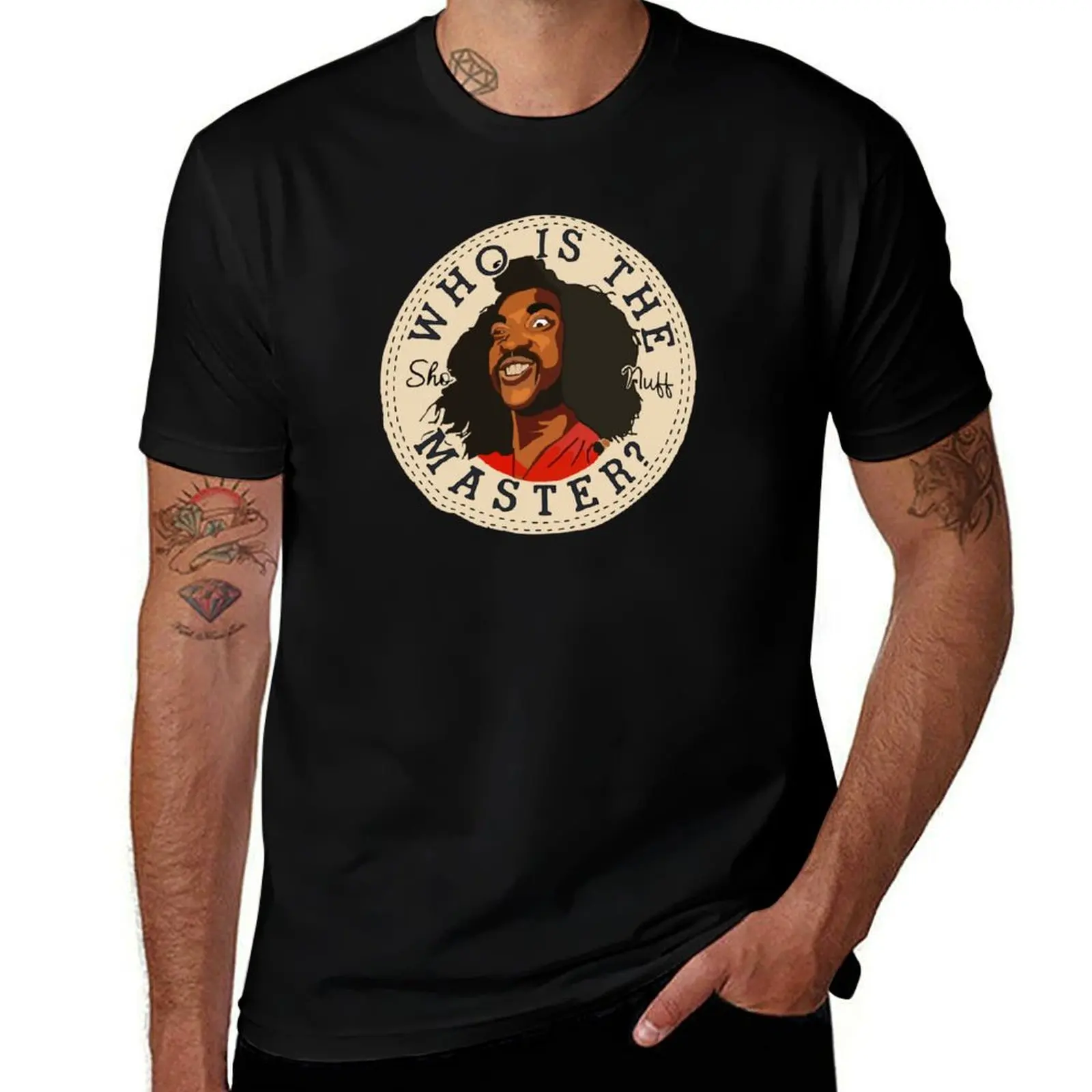 SHO NUFF WHO IS THE MASTER ALL STAR PARODY T-Shirt Sweat Resistant Workout Tee Shirt T-Shirt