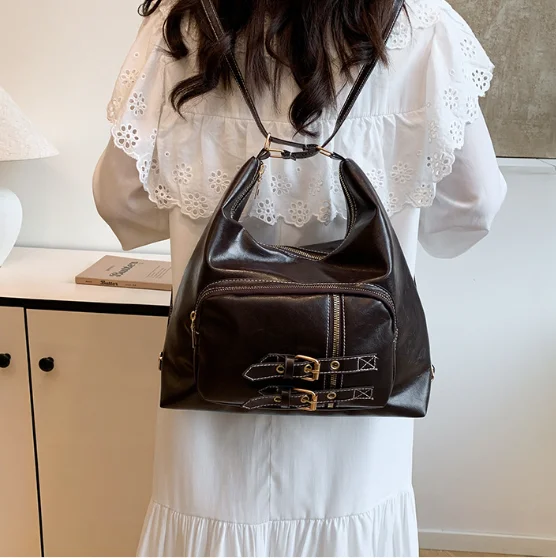 Winter Large-capacity Three-purpose Tote Bag Women 2026 New Package Commuter Single-shoulder Crossbody bag High-quality Backpack