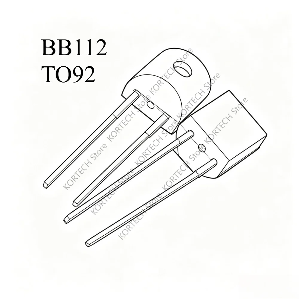30pcs/Lot Original BB112 TO92 BB112 TO-92 AM Variation Diode with Medium Wave