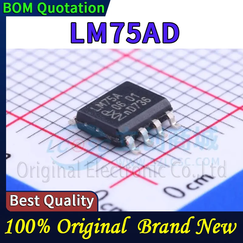 

5 шт. LM75AD В наличии Оригинальные, высокого качества