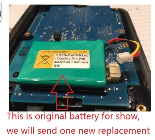 1100mah Battery for Varta 1/LIP 553450 Remote New Li-po Polymer Rechargeable Accumulator Pack Replacement 3.7V