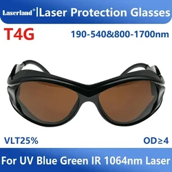Laser Tattoo Removal Picosecond laser Protection Goggles 190nm-550nm 800nm-1700nm Green Yag  Safety use T4G
