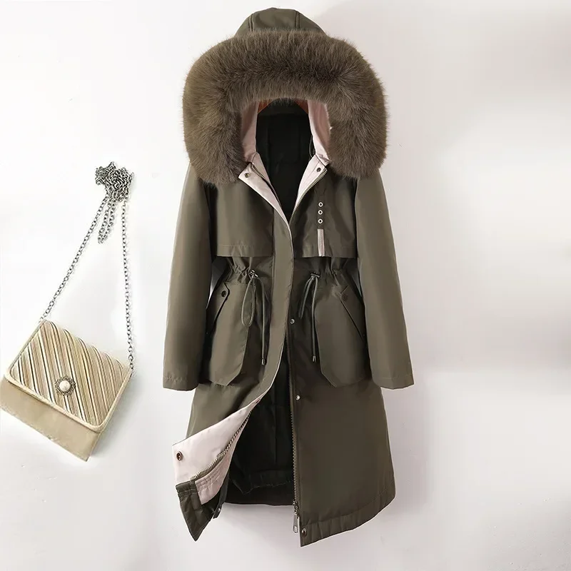 Parka Women Thick Winter Coat Jacket Large size thick long overcome female coat of cultivate one's morality