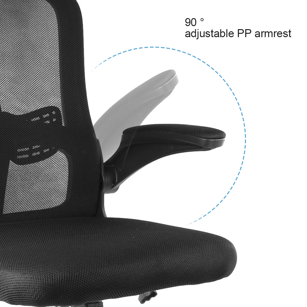 [EU Stock] Office Chair Adjustable Desk Swivel Chairs Rotating armrest Computer Chair Lumbar Support Ergonomic Office Chair