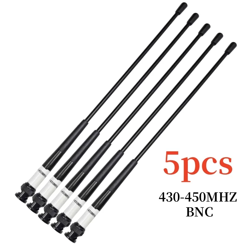 5pcs Whip Antenna 430-450MHZ BNC Port 4dbi For Top-con For Sokk-ia For South Trimble All Brands Surveying GPS RTK Total Station