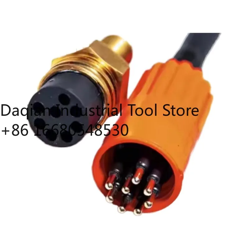5ui8PIN Female Micro Circular Subconn Underwater Connectors IP69K Waterproof Bulkhead Pluggable Wet Connector for Power Copper