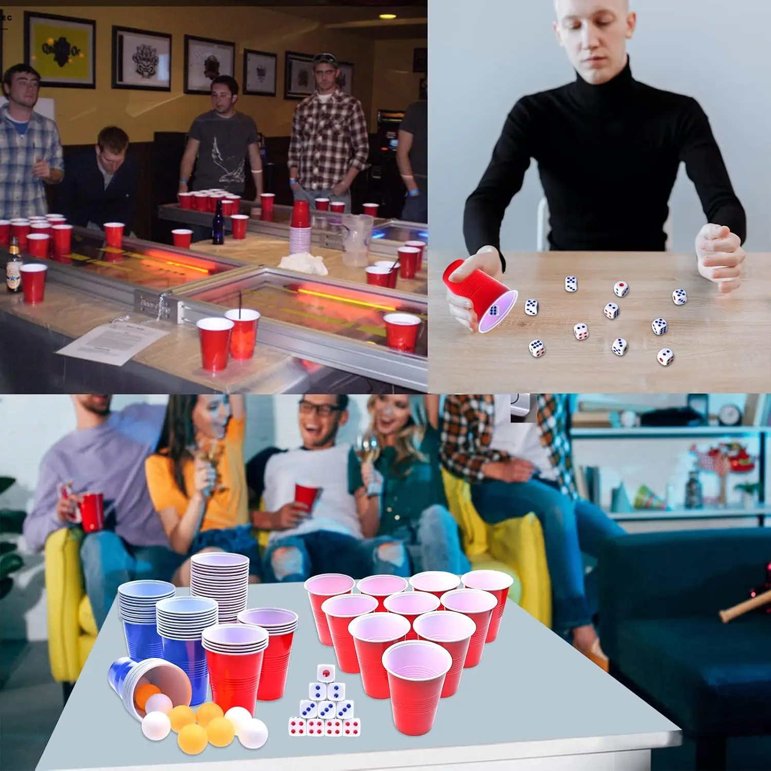 لعبة كأس البيرة لعبة كوب الشرب، لعبة تفاعلية للحفلات العائلية #3