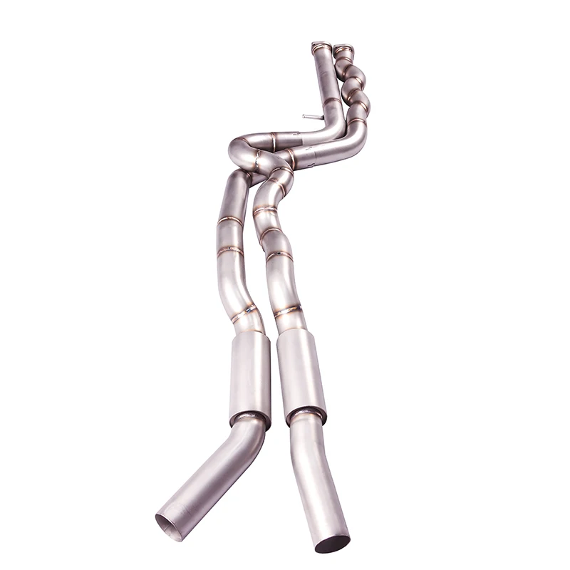 [L]The Equal Length Middle-Pipe Exhaust System is compatible with the exhaust system of the BMW M3 M4 F80 F82 F83 S55