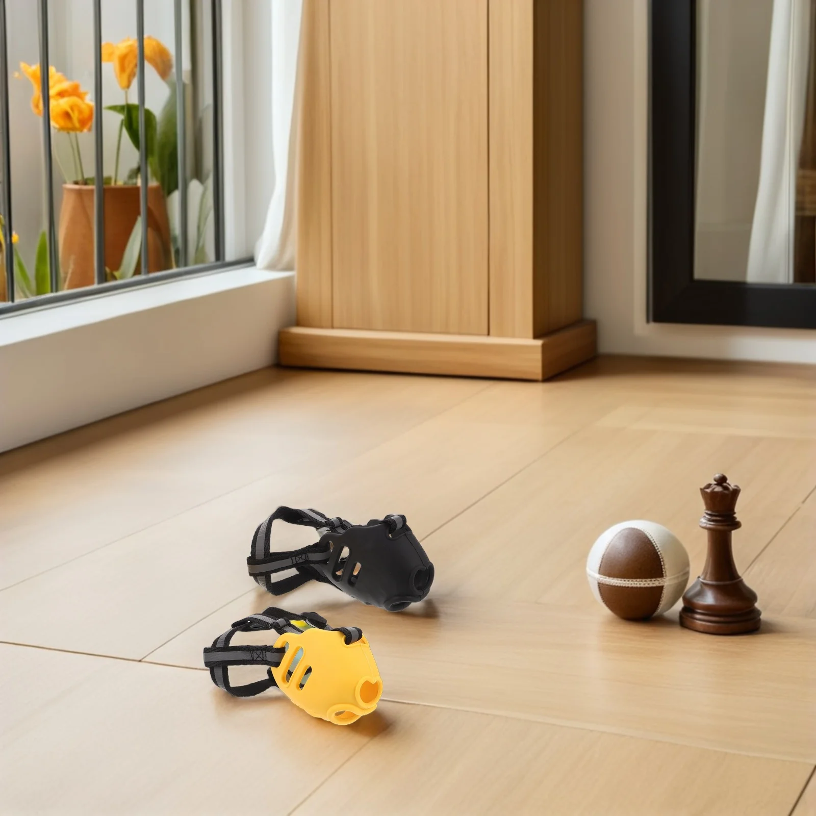 

Adjustable Soft Pet Muzzle Breathable Anti Barking Bite Control Dog Cat Mouth Guard for Daily Use and Training