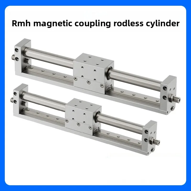 

RMH Series Rodless Magnetic Aluminum Alloy Pneumatic Cylinder Long Stroke RMH10/16/20/25 Stroke50 150 200 300 400 500 600 800mm