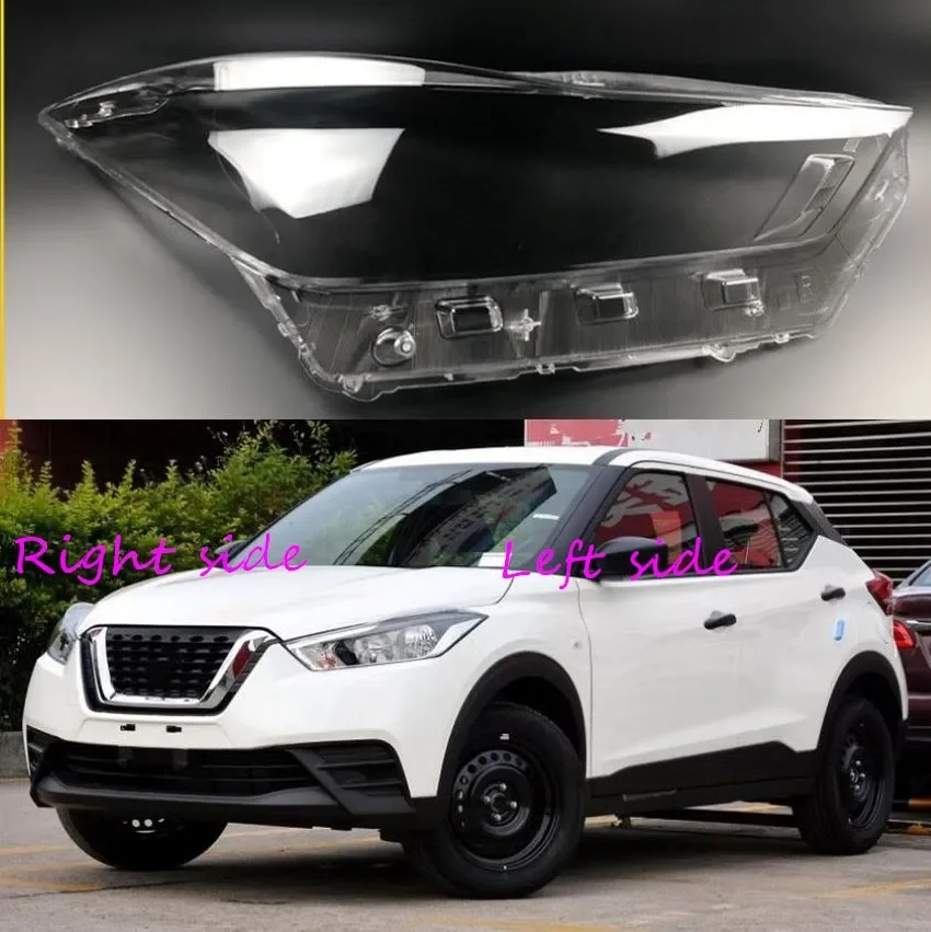 

Car Headlamp Lens For Nissan Kicks 2017 2018 Car Headlight cover Headlamp Lens Auto Shell Cover