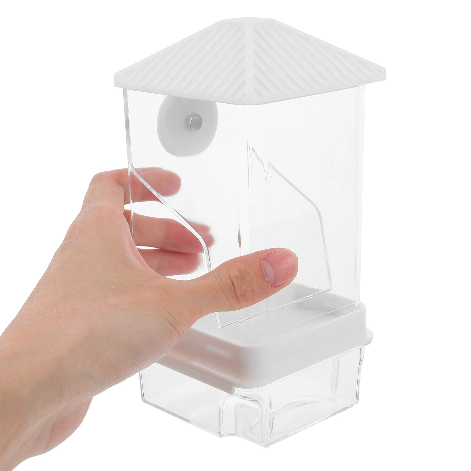 

Automatic Bird Feeder Green Plastic Cage Cups for Chickens Birds Splashproof Parrot Dishes Easy Budgie Lovebird Food Box Sturdy