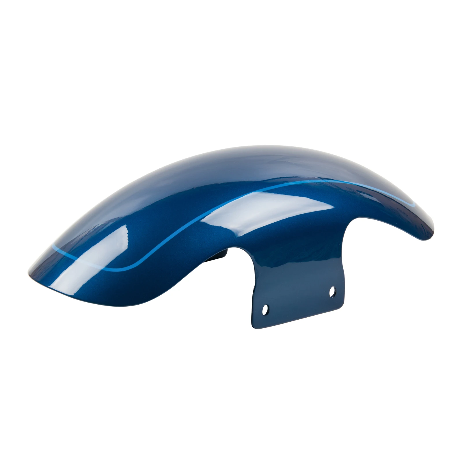 

STLF Light Blue Metal Motorcycle Short Front 18 Inch Fenders for '18-later Haley Original Softail Fat Boy Wheels