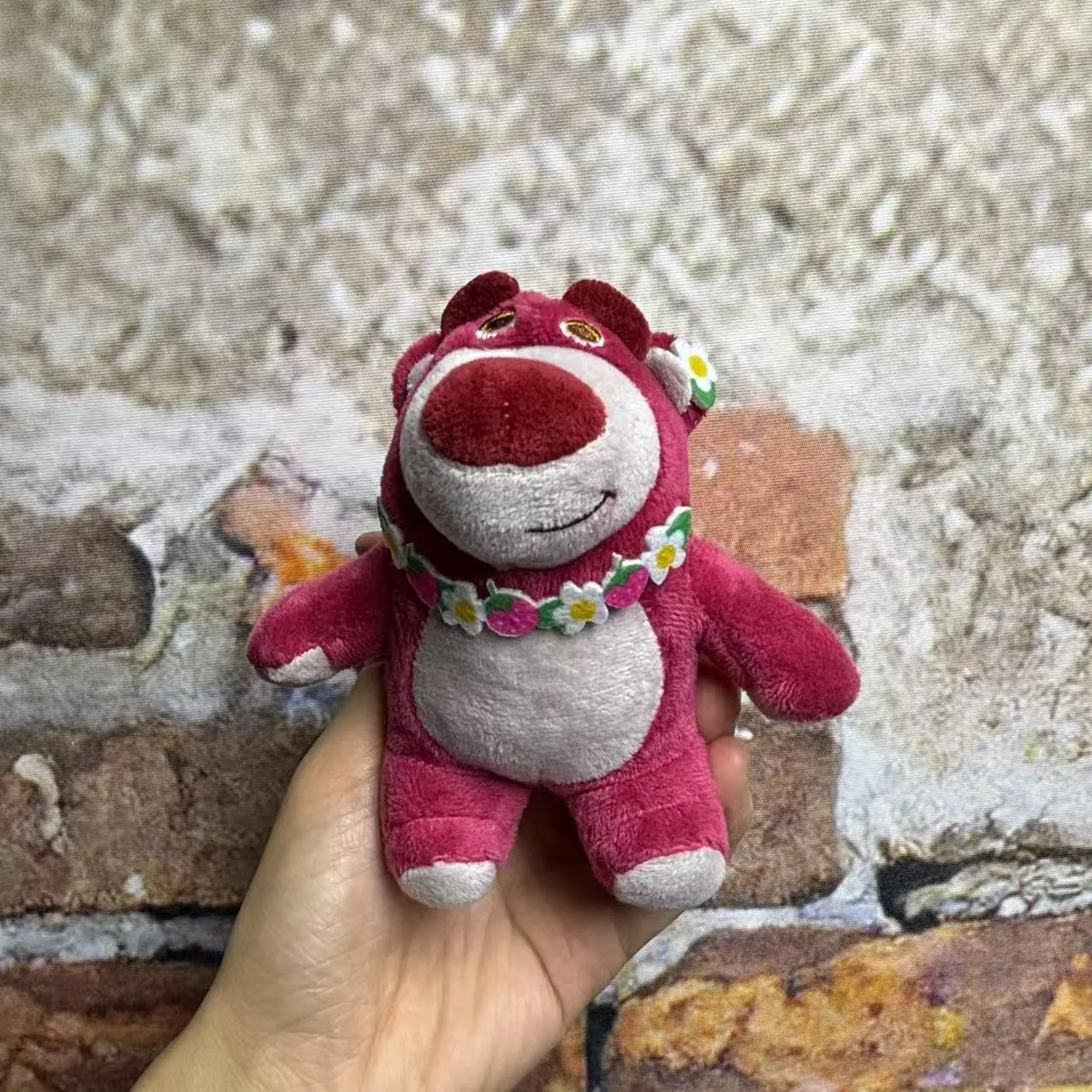 Disney toy story 3 lotso kawaii morango urso brinquedos de pelúcia dos desenhos animados e bonito o urso bonecas de pelúcia presente de aniversário para crianças namorada