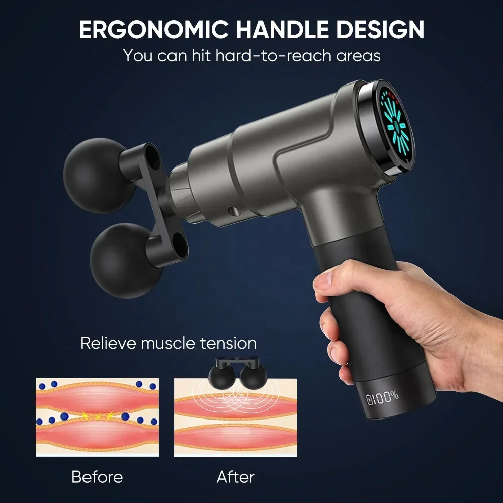 Professional Fascias Gun Trending Products 2023 Gym Vibrations Fitness Body Massager Deep Tissues Powerful Muscles