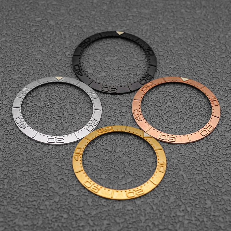 Seiko 38mmセラミックベゼルinsert for skx007 skx009 skx011 srpd nh35ウォッチケースメンズダイビング時計交換用アクセサリー